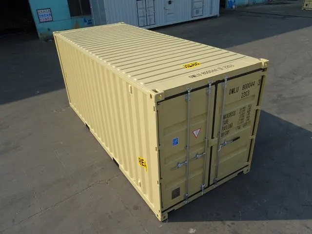 OWLU 20ʹ GP + 8ʹ side door container, rear view