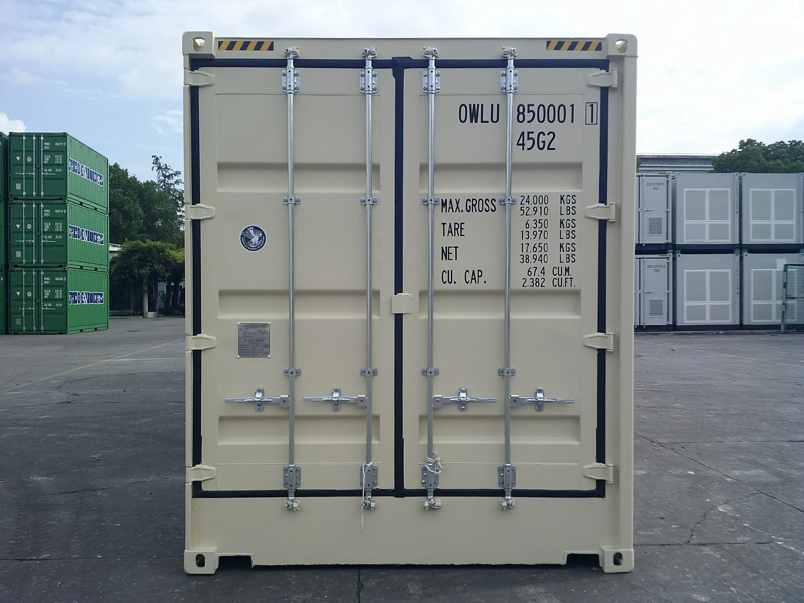 OWLU 40ʹ OS HC container