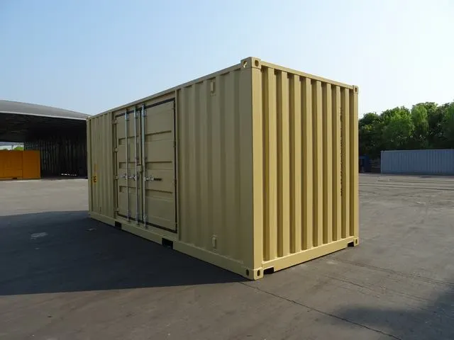 20ʹ GP + 8ʹ side door shipping container