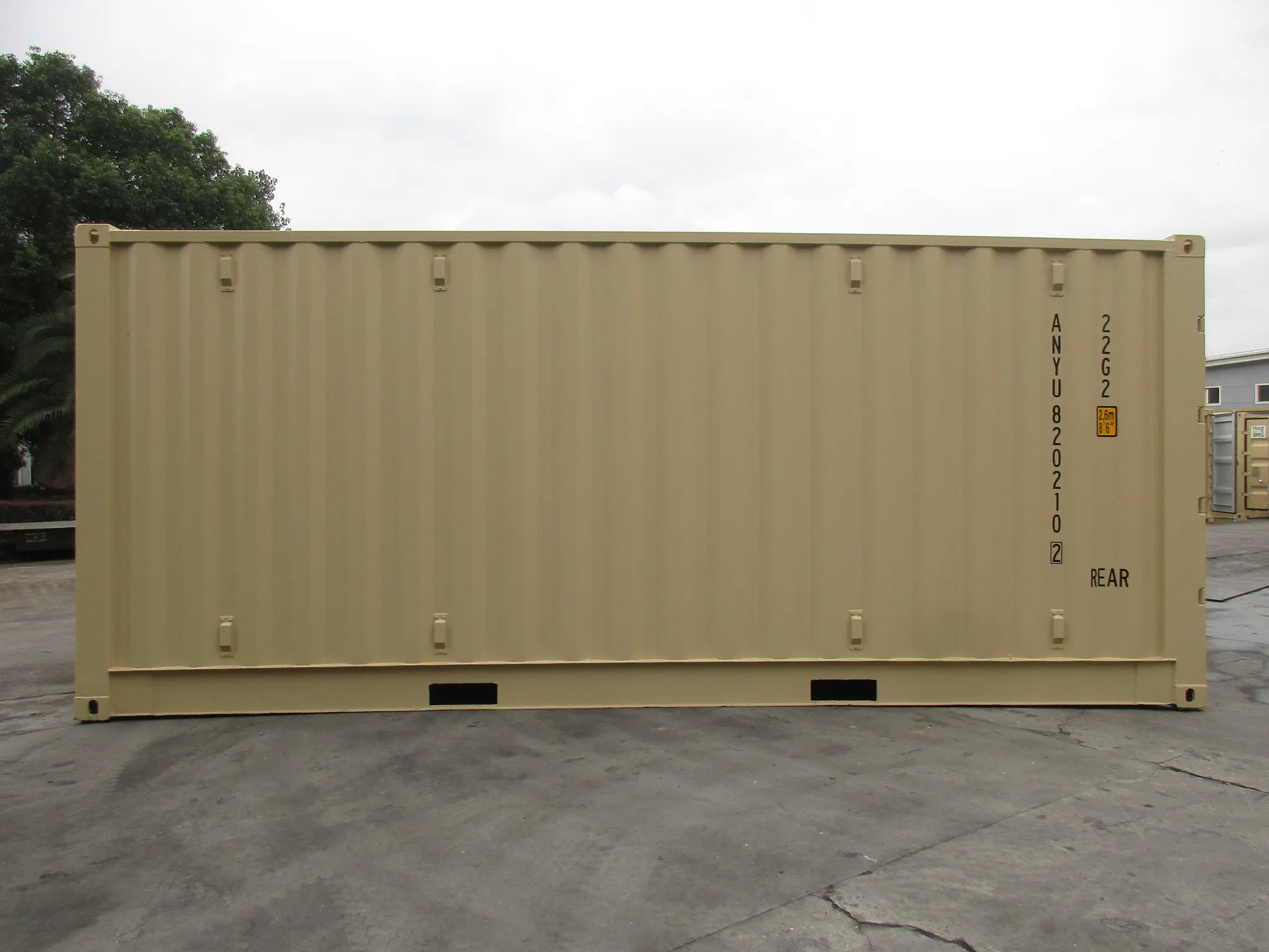OWLU 20ʹ OS container, left side view