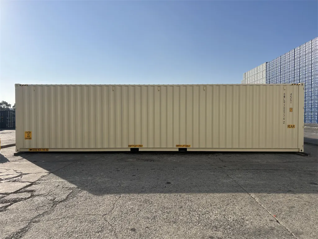 OWLU 40ʹ HC DD container, left side view