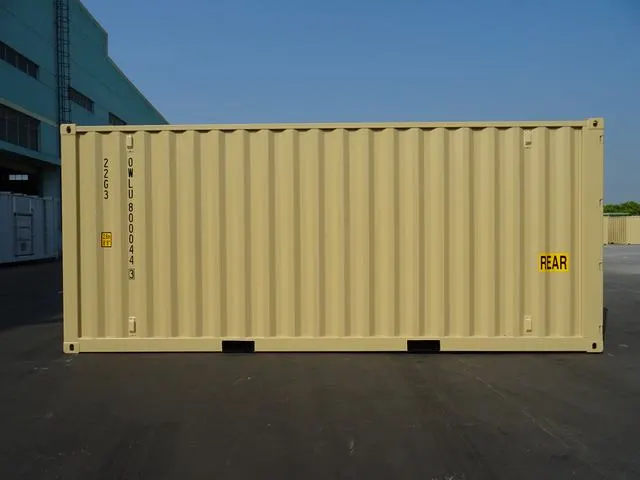 OWLU 20ʹ GP + 8ʹ side door container, left side view