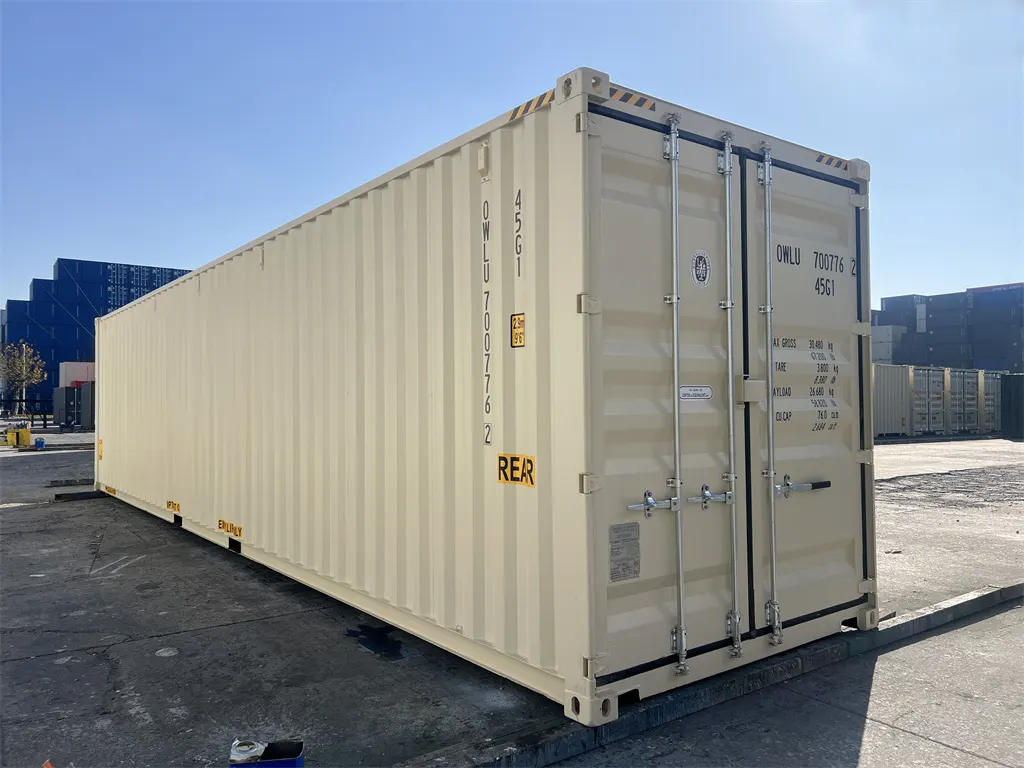 OWLU 40ʹ HC DD container, rear left view