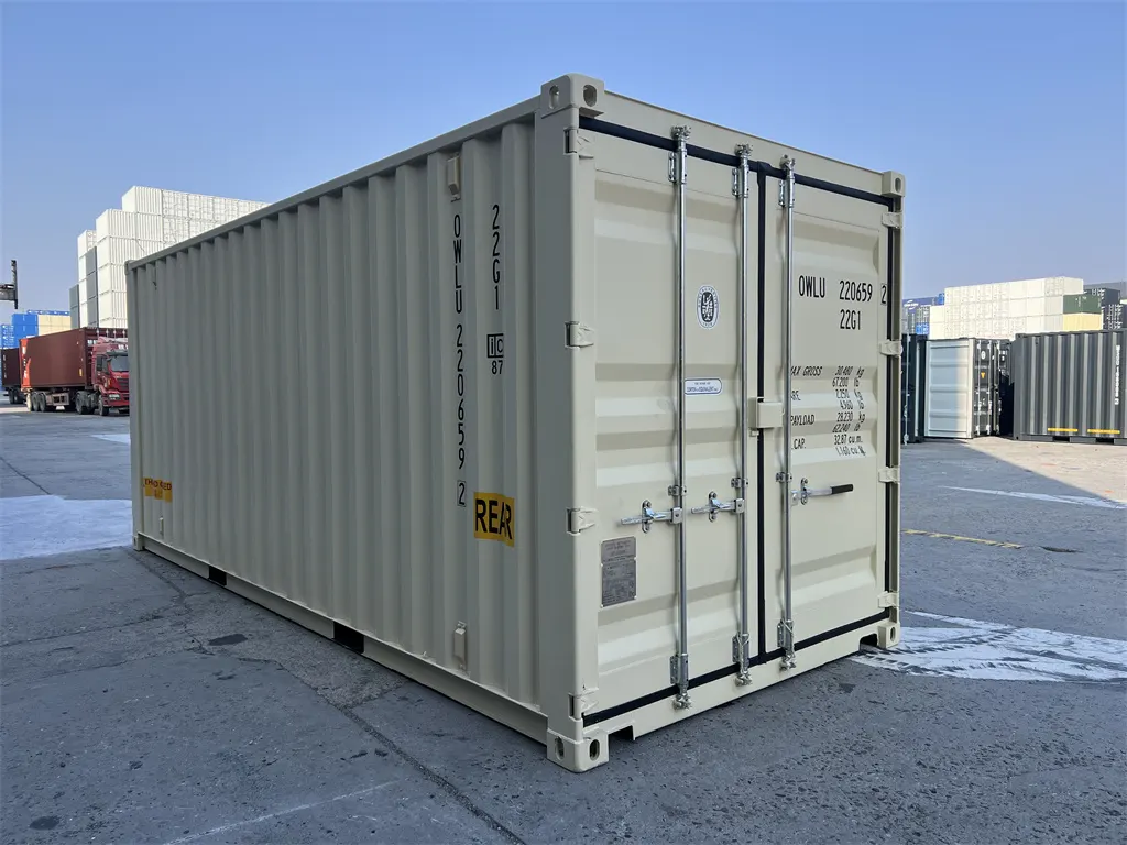 OWLU 20ʹ DD container, rear left view