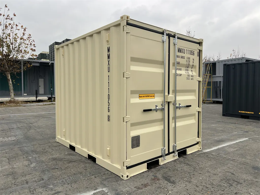 MMXU 10ʹ MiniMAX container, rear left view