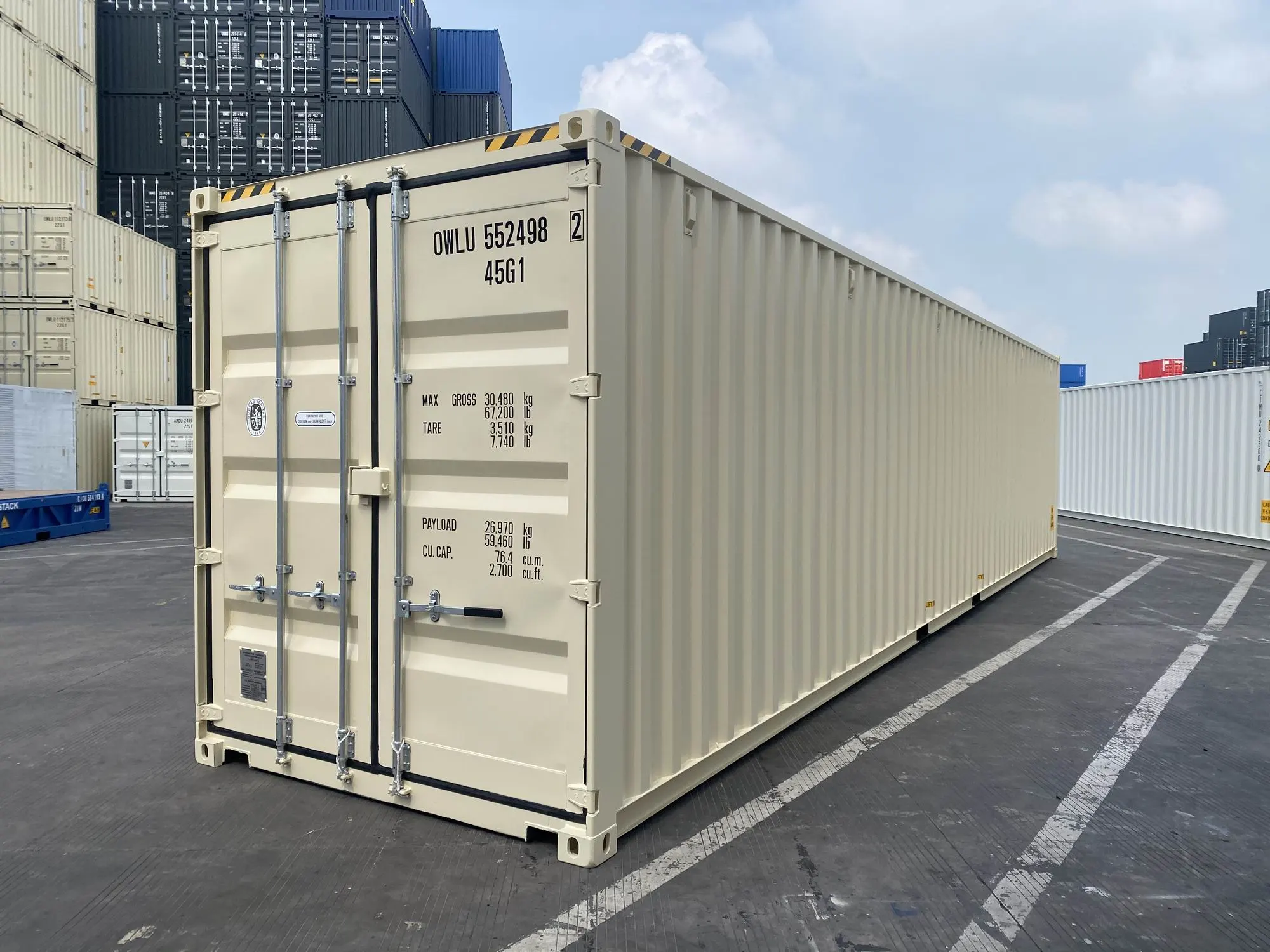 40ʹ HC shipping container