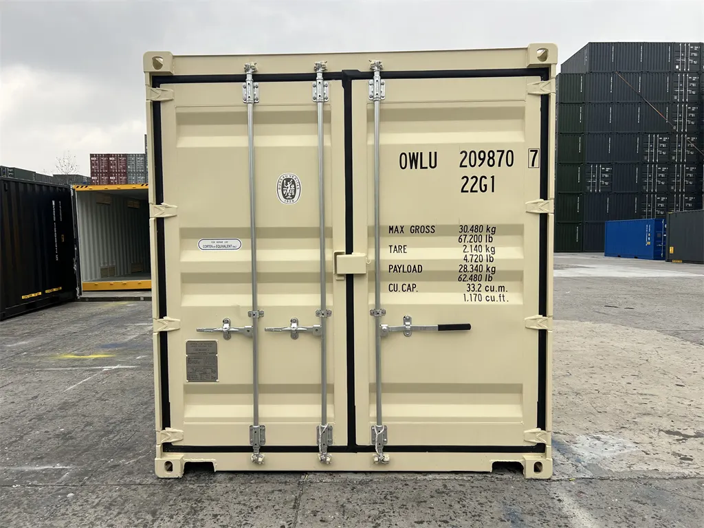 OWLU 20ʹ GP container, rear view
