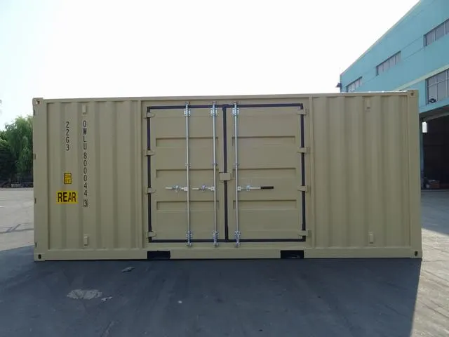 OWLU 20ʹ GP + 8ʹ side door container, right side view
