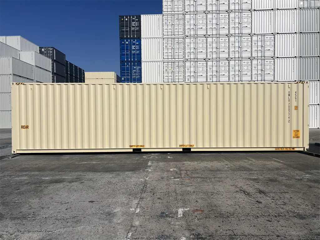 OWLU 40ʹ HC DD container, right side view
