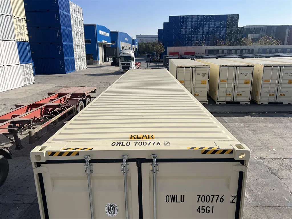 OWLU 40ʹ HC DD container, roof view