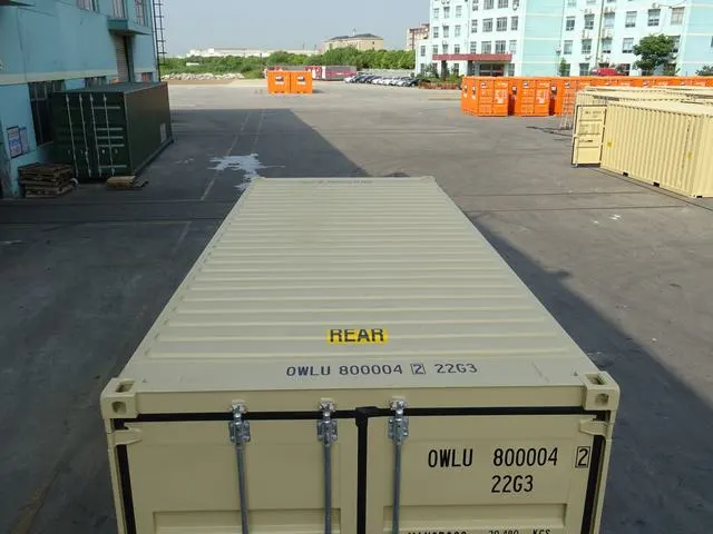 OWLU 20ʹ GP + 4ʹ side door container, roof view